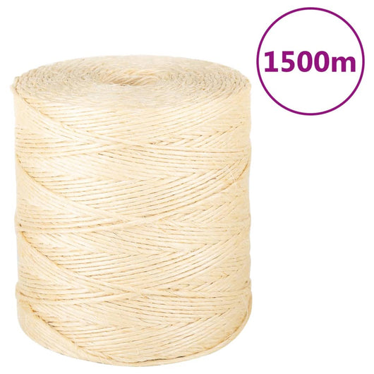 vidaXL Corda in Sisal 100% 2 mm 1500 m