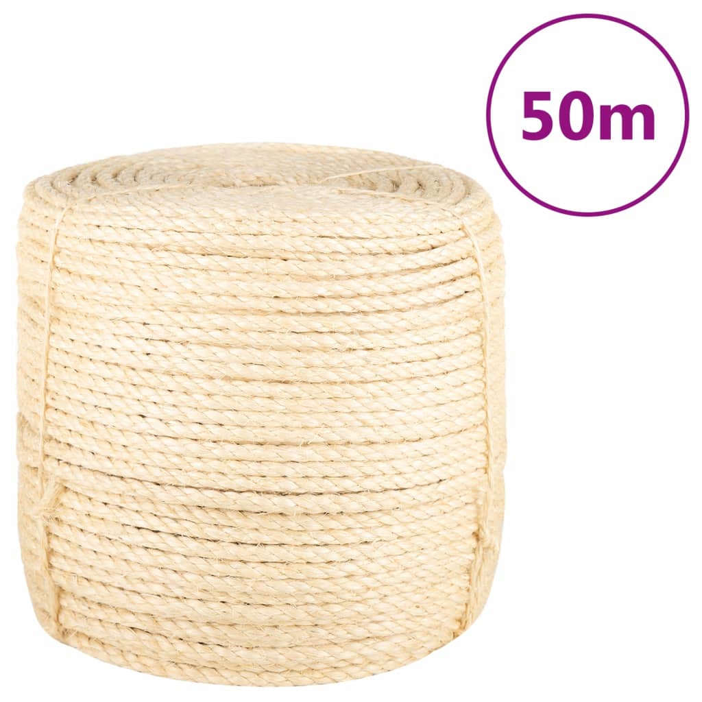 vidaXL Corda in Sisal 100% 8 mm 50 m