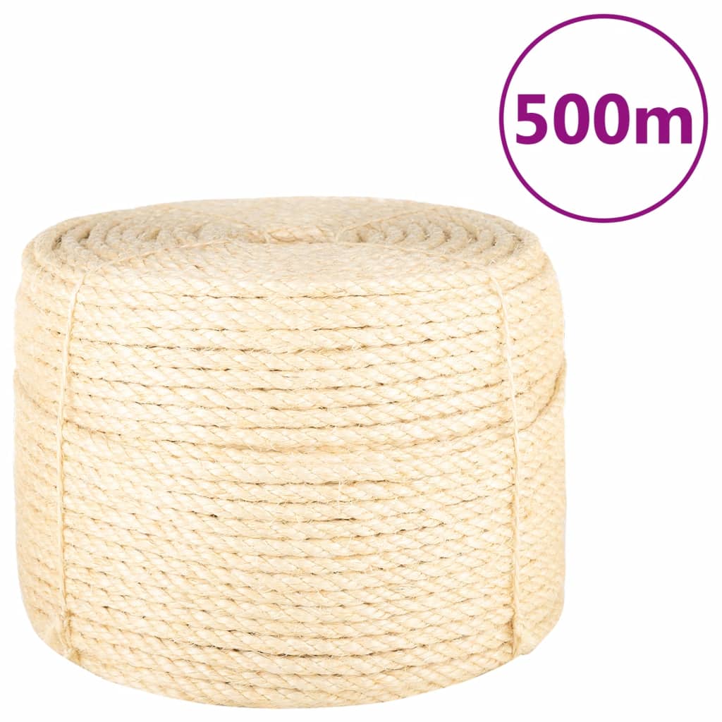 vidaXL Corda in Sisal 100% 10 mm 500 m