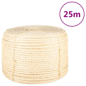 vidaXL Corda in Sisal 100% 12 mm 25 m