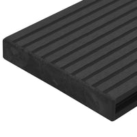 vidaXL Tappi per Decking 10 pz Plastica Nero