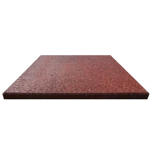 vidaXL Piastrelle Anticaduta 12 pz in Gomma 50x50x3 cm Rosse