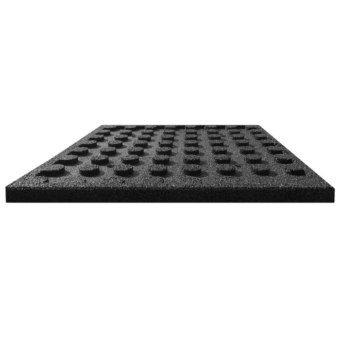 vidaXL Piastrelle Anticaduta 12 pz in Gomma 50x50x3 cm Nere