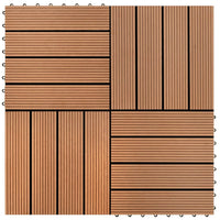 vidaXL Piastrelle per Decking 22 pz 30x30cm 2mq in WPC Marrone