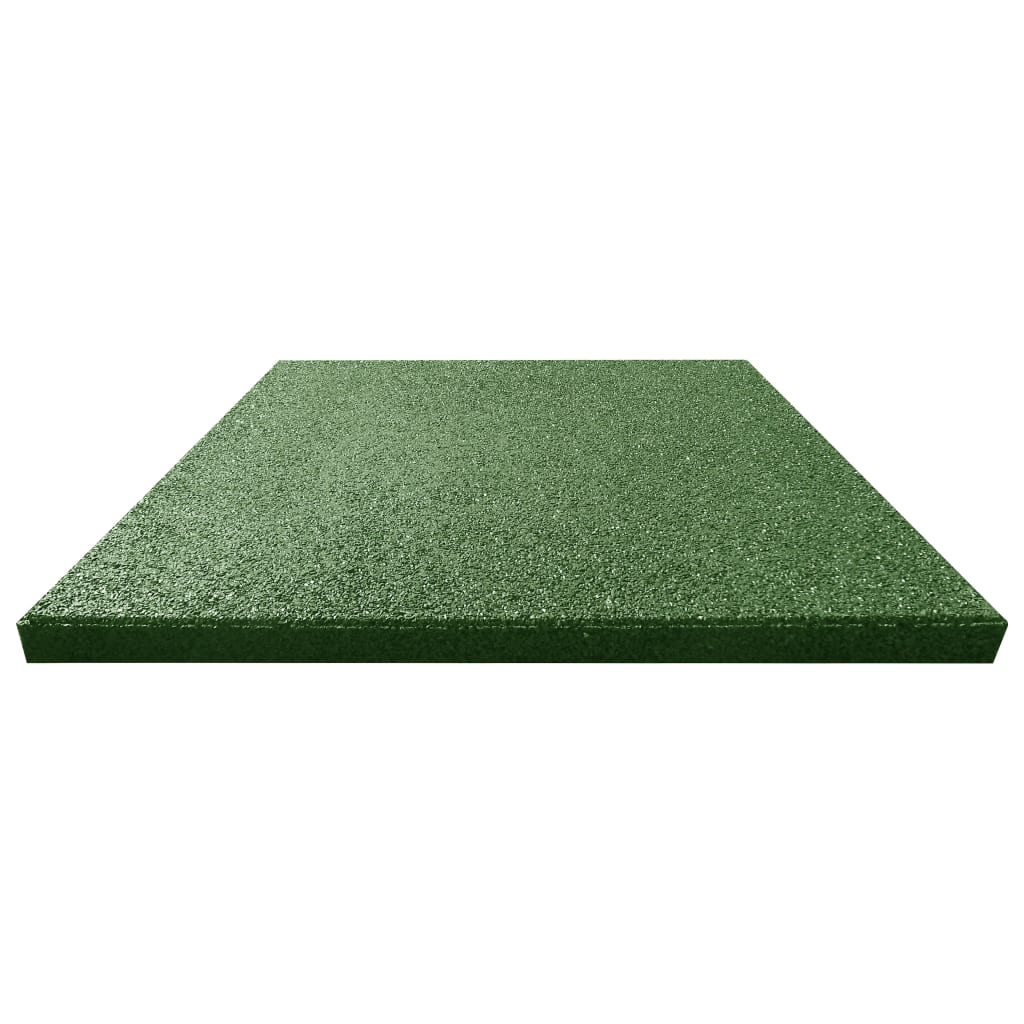 vidaXL Piastrelle Anticaduta 18 pz in Gomma 50x50x3 cm Verde