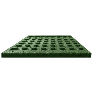 vidaXL Piastrelle Anticaduta 18 pz in Gomma 50x50x3 cm Verde