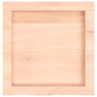 vidaXL Piano Bagno 40x40x(2-4) cm in Legno Massello Non Trattato