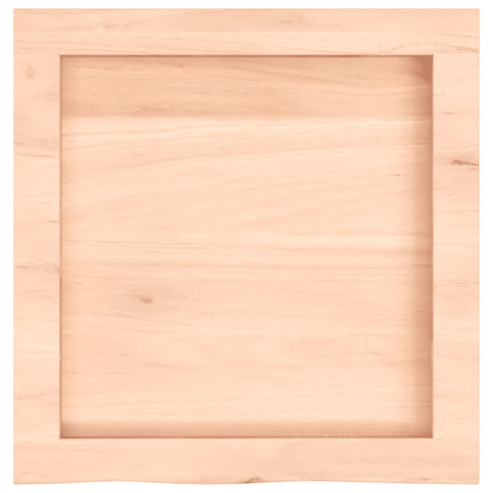 vidaXL Piano Bagno 40x40x(2-4) cm in Legno Massello Non Trattato