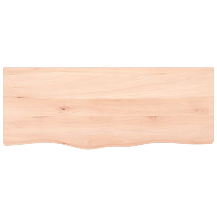 vidaXL Piano Bagno 100x40x(2-6) cm in Legno Massello Non Trattato