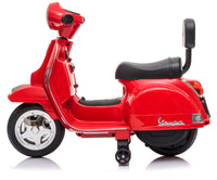 Piaggio Mini Vespa PX150 Elettrica 6V per Bambini Rossa