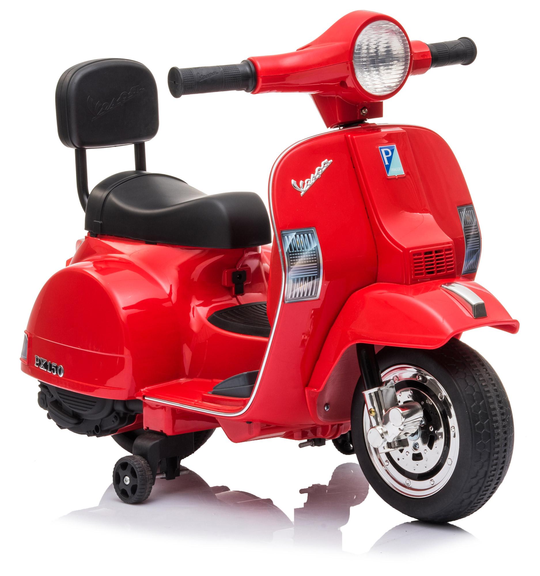 Piaggio Mini Vespa PX150 Elettrica 6V per Bambini Rossa