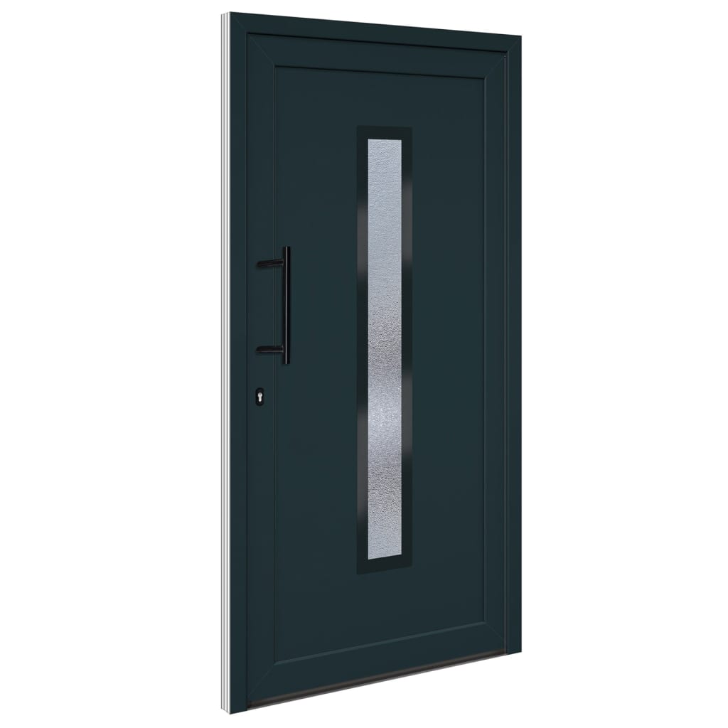 vidaXL Porta Ingresso Antracite 108x208 cm in PVC