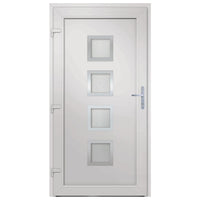 vidaXL Porta Ingresso Bianca 108x208 cm in PVC