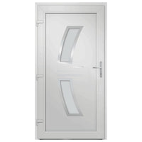 vidaXL Porta Ingresso Bianca 98x208 cm in PVC