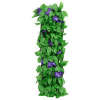 vidaXL Traliccio Edera Artificiale Espandibile 5 pz Verde 180x70 cm