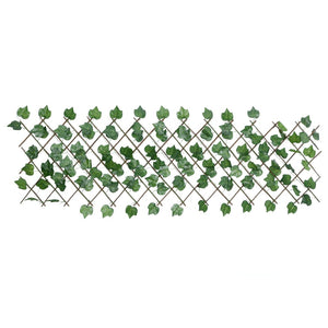 vidaXL Traliccio Foglie Vite Artificiale Espandibile Verde 190x60 cm