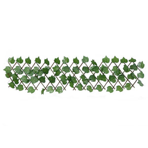 vidaXL Traliccio Foglie Vite Artificiale Espandibile Verde5pz 180x20cm