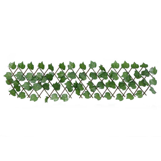 vidaXL Traliccio Foglie Vite Artificiale Espandibile Verde5pz 180x20cm