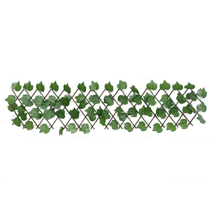 vidaXL Traliccio Foglie Vite Artificiale Espandibile Verde5pz 180x20cm