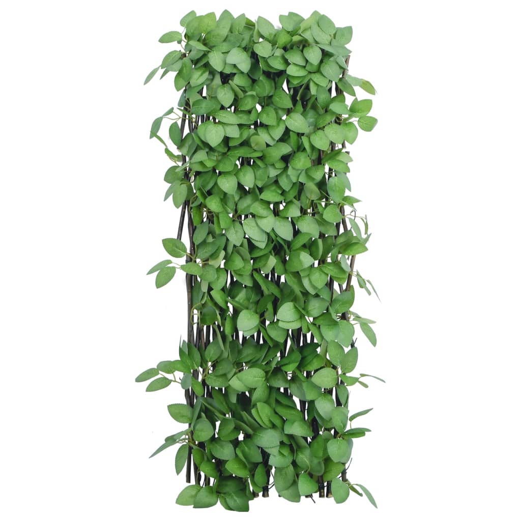 vidaXL Traliccio Edera Artificiale Espandibile Verde 180x65 cm