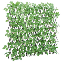 vidaXL Traliccio Edera Artificiale Espandibile 5 pz Verde 180x65 cm