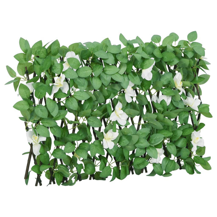 vidaXL Traliccio Edera Artificiale Espandibile Verde 5pz 180x30 cm