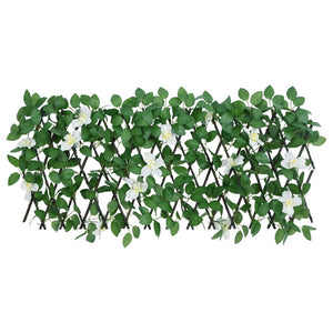 vidaXL Traliccio Edera Artificiale Espandibile Verde 5pz 180x30 cm