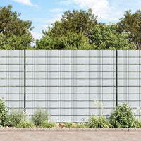 vidaXL Schermi Privacy da Giardino 10 pz Grigio Chiaro 252,5x19 cm PVC