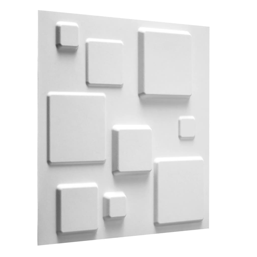 WallArt Pannelli a Parete 3D Squares 12 pz GA-WA09