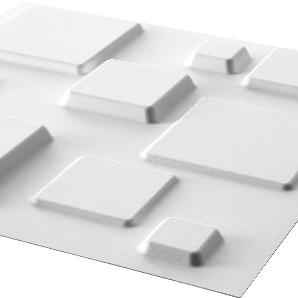 WallArt Pannelli a Parete 3D Squares 12 pz GA-WA09