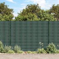 vidaXL Recinzione Frangivento da Giardino PVC 70x0,19 m Verde