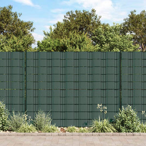 vidaXL Recinzione Frangivento da Giardino PVC 70x0,19 m Verde