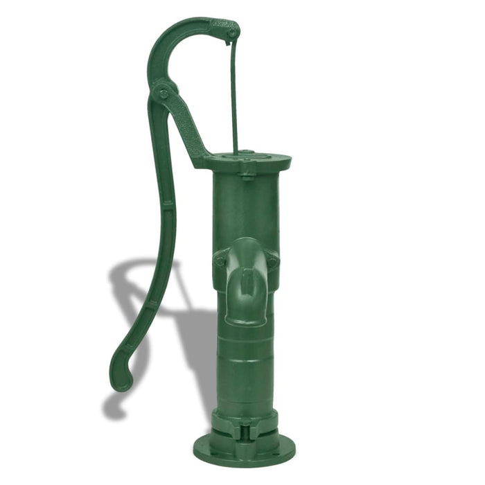 vidaXL Pompa d'Acqua con Supporto per Giardino in Ghisa