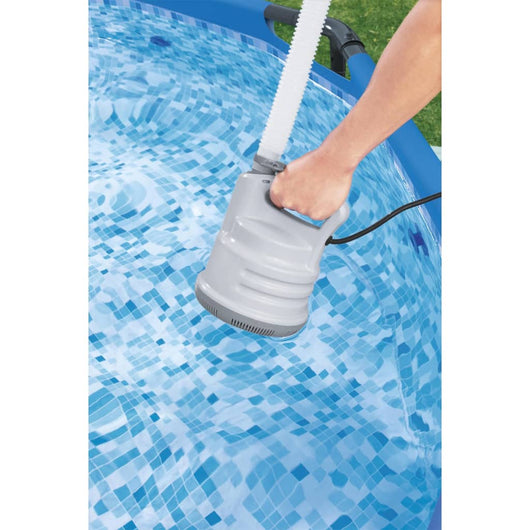 Bestway Pompa di Drenaggio Piscina Bianca