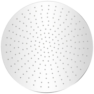 vidaXL Testa Doccia a Pioggia in Acciaio Inossidabile 40 cm Rotonda