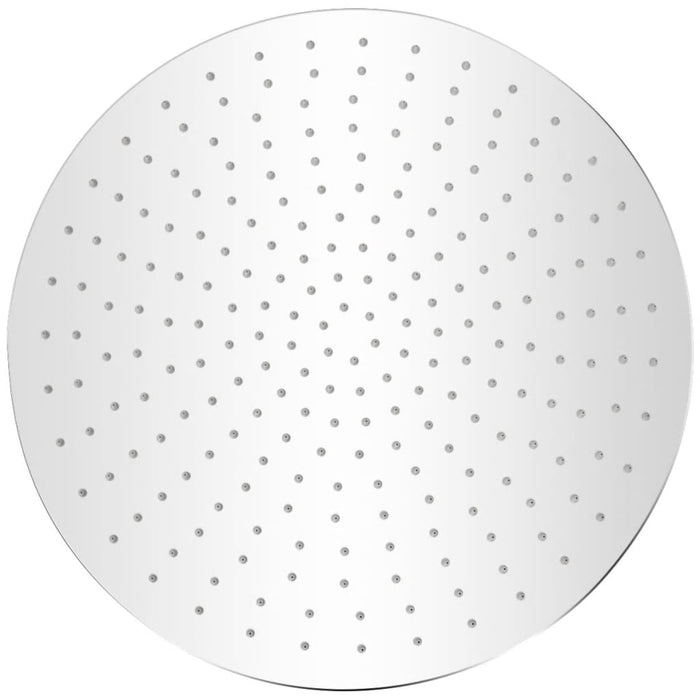 vidaXL Testa Doccia a Pioggia in Acciaio Inossidabile 40 cm Rotonda