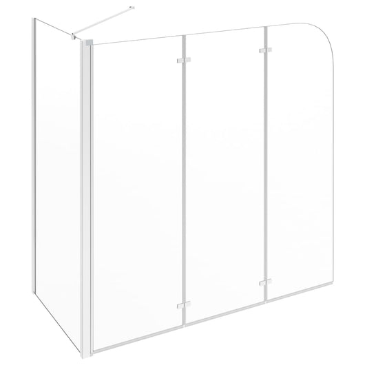 vidaXL Cabina da Bagno 120x69x130 cm in Vetro Temperato Trasparente