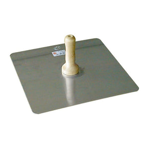 890-Sparviero In Alluminio 300X300Mm Supporto Normale Con Manico In Legno-Pavan