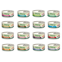 Oasy Gatto Specialità Naturale, scatolette da 70 grammi | OFFERTA 24 LATTINE ... size: 70g, flavor: TONNO GAMBERETTI