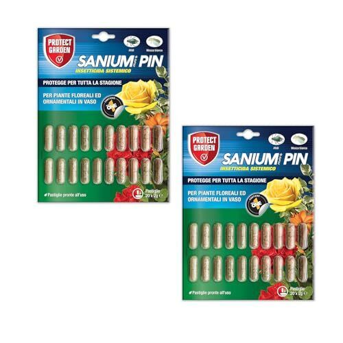 Protect Garden Sanium Pin PFnPO, Insetticida Sistemico in Pillole. Elimina Af...