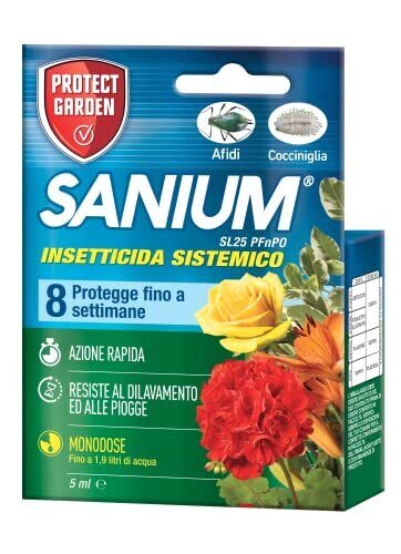 Protect Garden Sanium SL 25 PFnPO, Insetticida Sistemico Concentrato.