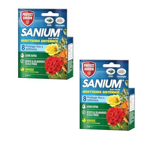 Confezione risparmio 2X5ml Protect Garden Sanium SL 25 PFnPO, Insetticida