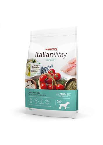 Italian Way Cibo per Cani Ipoallergenico Ideal Weight Trota e Mirtilli - Adul...