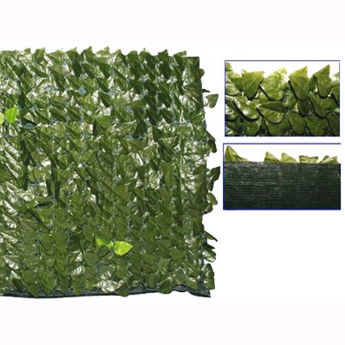 Siepe Verde Artificiale Evergreen Lauro Oscurante Rotolo 3mt.X H.1mt