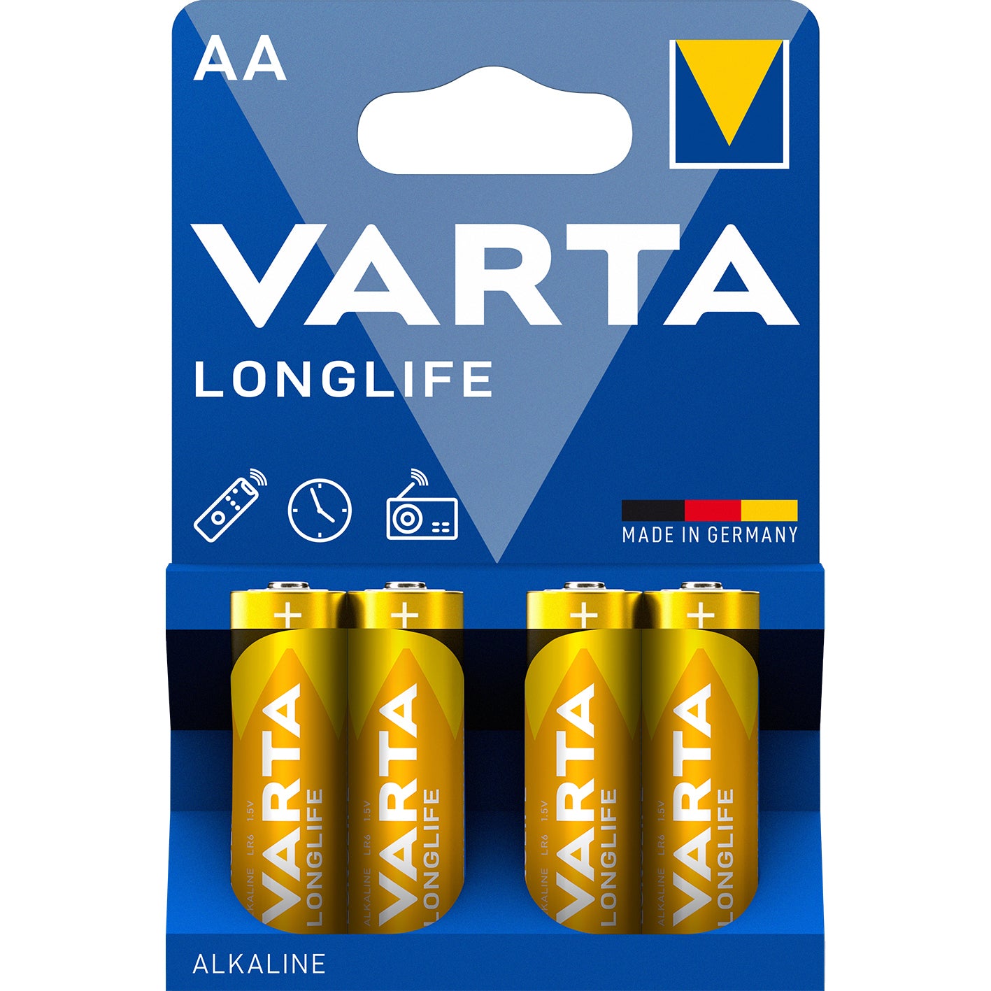 VARTA LONGLIFE ALCALINE STILO BL.4 PZ * VARTA BL 20,0