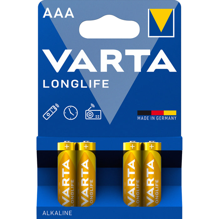 VARTA LONGLIFE ALCALINE M/STILO BL.4 PZ * VARTA BL 10,0