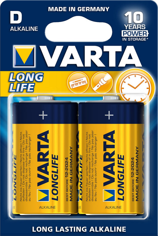 10blister varta longlife alcaline torcia bl.2 pz 18848