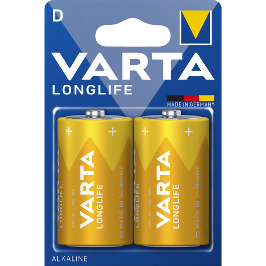 VARTA LONGLIFE ALCALINE TORCIA  BL.2 PZ * VARTA BL 10,0