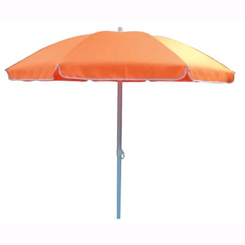 Ombrellone Da Spiaggia Mod. Solero Colore Arancio Diam.180cm Con Custodia