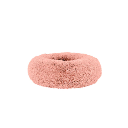 Cuccia per Cani e Gatti Ø50 cm in Poliestere Rosa